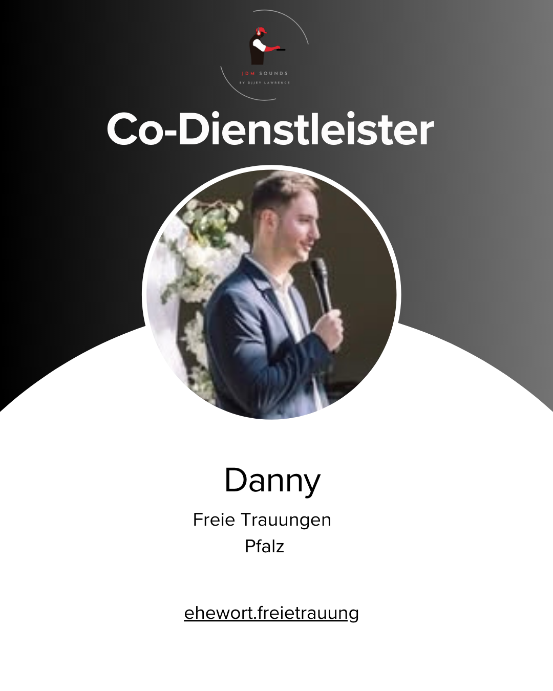 Danny Exklusive freie Trauungen